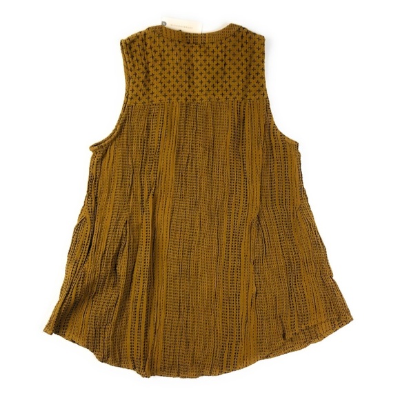 🆕NWT Anthropologie multipattern textured tank top - Picture 10 of 10